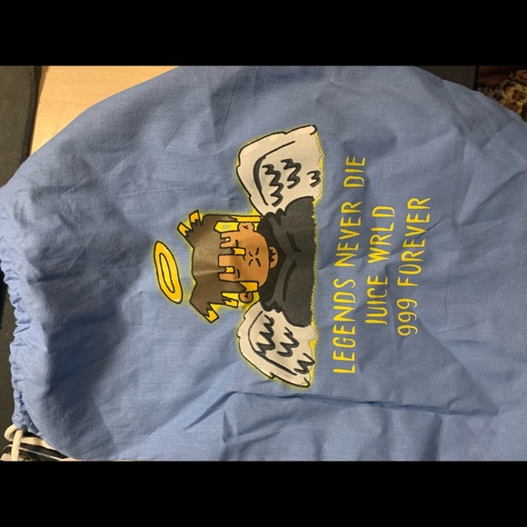 Mipruct Juice 999 wrld Backpack Print Schoolbag Computer Bag  Juice Wrld Jawstring bag